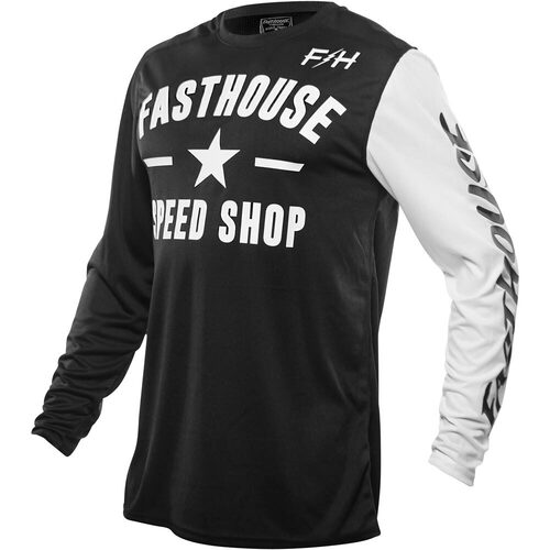 FASTHOUSE 2023 CARBON BLACK / WHITE JERSEY - M