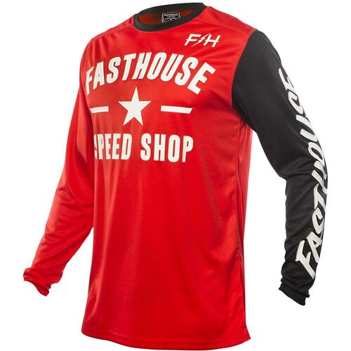 FASTHOUSE 2023 CARBON RED / BLACK KIDS JERSEY - XS