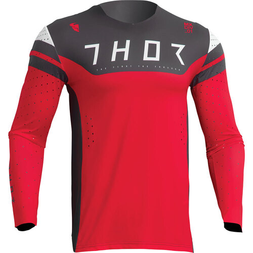 THOR 2023 PRIME RIVAL RED / CHARCOAL JERSEY - M