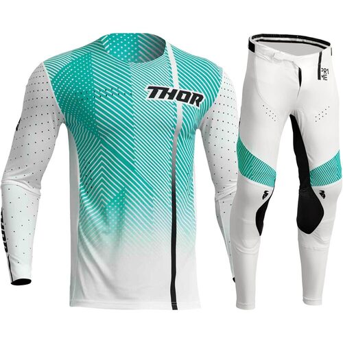 THOR 2023 PRIME TECH WHITE / TEAL GEAR SET