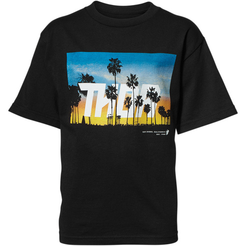 THOR YOUTH SAN DIEGO BLACK TEE - XS