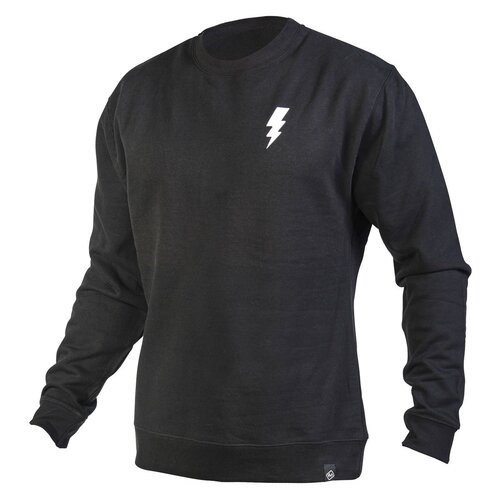 FASTHOUSE HELIX BLACK CREW NECK PULLOVER - SM