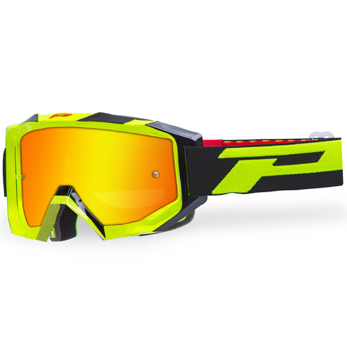 PROGRIP 3200 VENOM FLURO YELLOW/BLACK GOGGLES