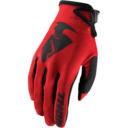 THOR 2019 SECTOR RED GLOVES - XS