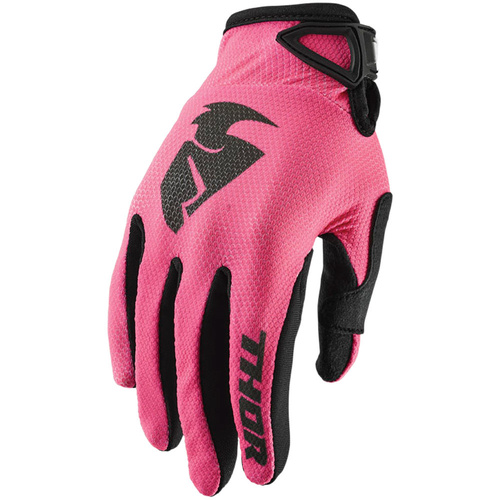 THOR 2019 SECTOR PINK WOMENS GLOVES - LG