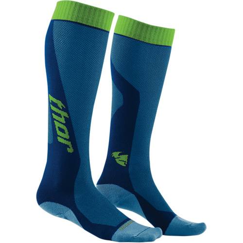 THOR MX COOL SOCK BLUE/GREEN - 6-9