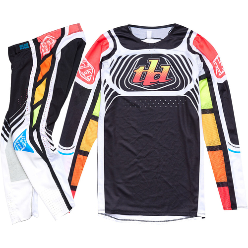 TROY LEE DESIGNS 2024 GP PRO WAVEZ BLACK / MULTI KIDS GEAR SET