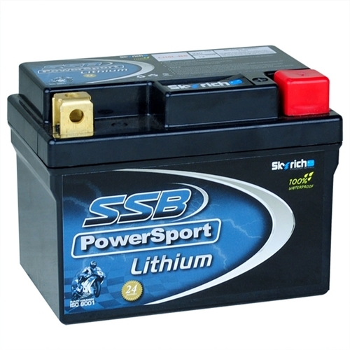 SSB POWERSPORT LH5L-BS LITHIUM ULTRALITE 12V BATTERY