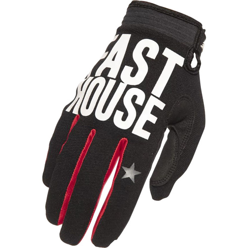 FASTHOUSE 2020 SPEED STYLE BLOCKHOUSE BLACK KIDS GLOVES - LG