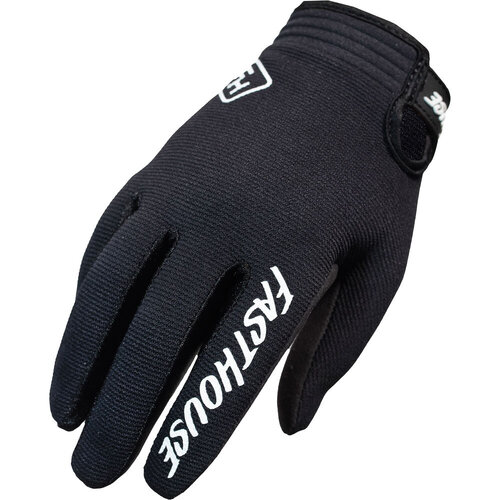 FASTHOUSE 2022 CARBON BLACK KIDS GLOVES - SM