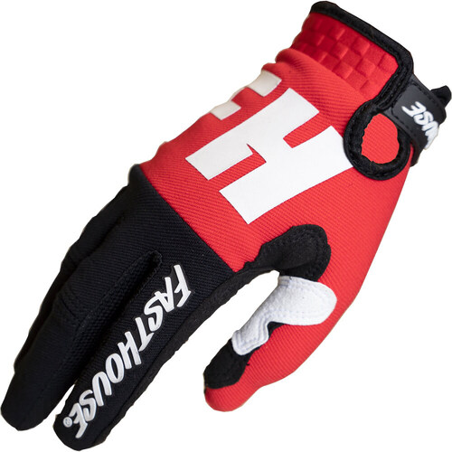 FASTHOUSE 2022 SPEED STYLE REMNANT RED / BLACK GLOVES - SM