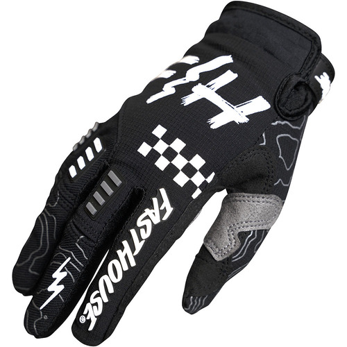 FASTHOUSE 2022 OFFROAD BLACK / WHITE GLOVES - SM