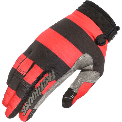 FASTHOUSE 2024 SPEED STYLE AKIN BLACK / RED GLOVES - S