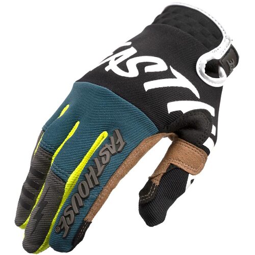 FASTHOUSE 2023 SPEED STYLE SECTOR BLACK / INDIGO KIDS GLOVES - XS