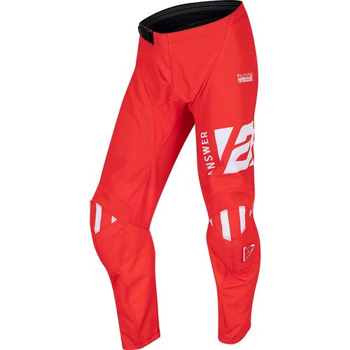 ANSWER 2022 SYNCRON MERGE RED/WHITE KIDS PANTS - 24