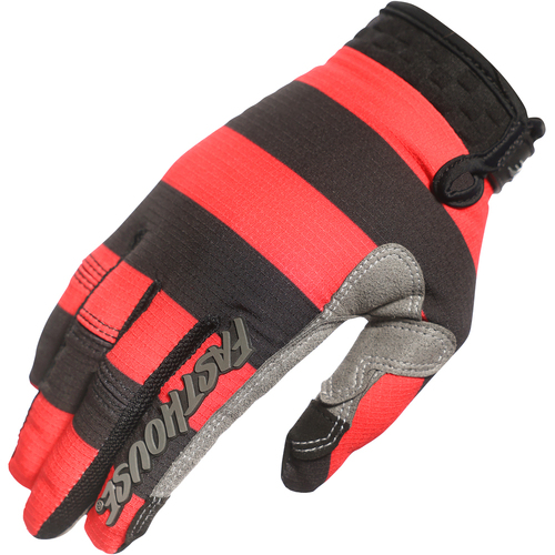 FASTHOUSE 2024 SPEED STYLE AKIN BLACK / RED KIDS GLOVES - S