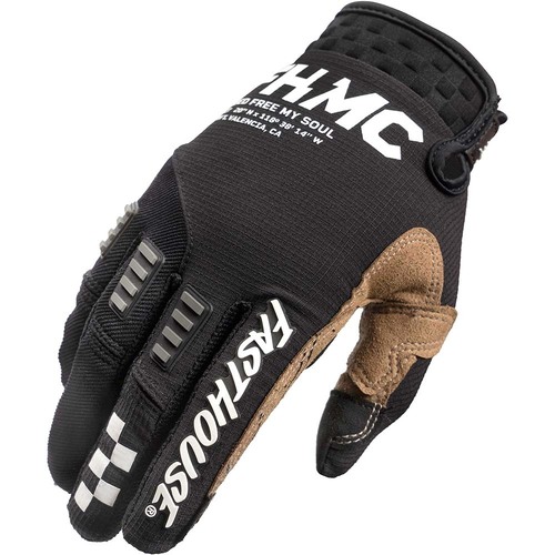 FASTHOUSE SAND CAT BLACK / BLACK OFF-ROAD GLOVES - S