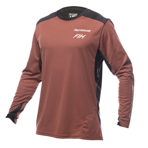 FASTHOUSE MTB ALLOY RALLY CLAY/BLACK LS JERSEY - SM