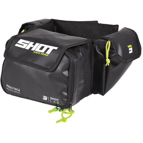 SHOT RACE GEAR CLIMATIC TOOL BLACK / NEON YELLOW WAIST BAG