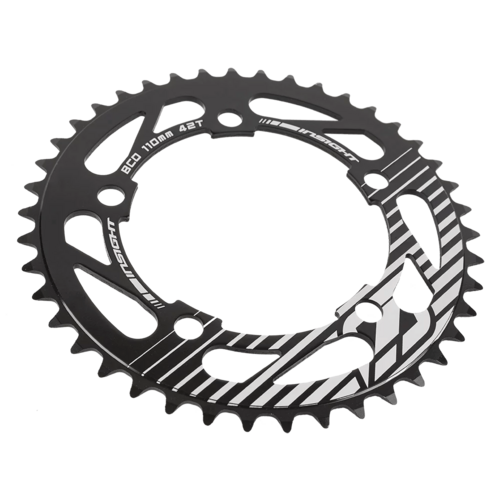 INSIGHT 5 BOLT 3MM 110BC BLACK CHAINRING - 38T