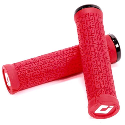 STAY STRONG X ODI REACTIV V2.1 RED LOCK-ON GRIP