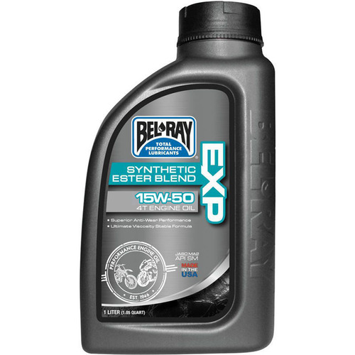 BELRAY 1L EXP SYNTHETIC BLEND 15W50 4 STROKE OIL