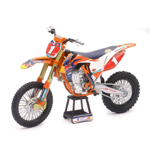 NEWRAY RED BULL FACTORY RACING TEAM KTM SX-F 450 RYAN DUNGEY 1:10 TOY