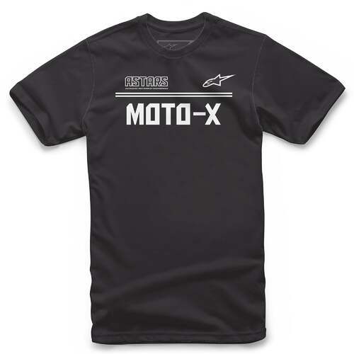 ALPINESTARS MOTO-X BLACK / WHITE TEE - MD