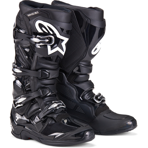 ALPINESTARS 2025 TECH 7 BLACK BOOTS - 9