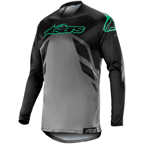 ALPINESTARS 2019 RACER TECH COMPASS BLACK/GREY JERSEY - LG