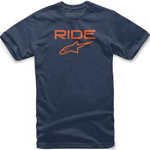 ALPINESTARS RIDE 2.0 NAVY/ORANGE TODDLERS TEE - 6