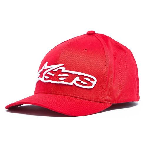 ALPINESTARS BLAZE RED FLEXFIT HAT - L/XL