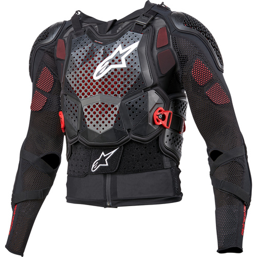 ALPINESTARS 2024 BIONIC TECH V3 BLACK / WHITE / RED BODY ARMOUR JACKET - S