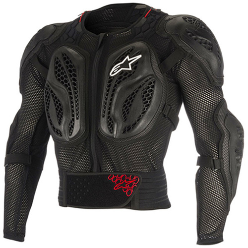 ALPINESTARS BIONIC ACTION BLACK/RED KIDS ARMOUR JACKET - S/M