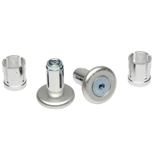 BARKBUSTERS SILVER HANDLEBAR ENDS