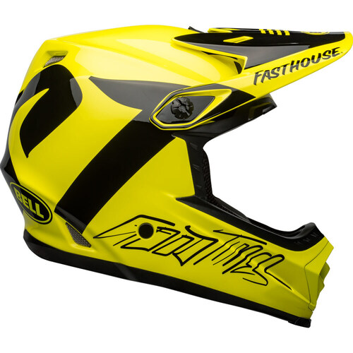 BELL 2021 MOTO-9 MIPS FASTHOUSE NEWHALL HI-VIZ KIDS HELMET - LG/XL