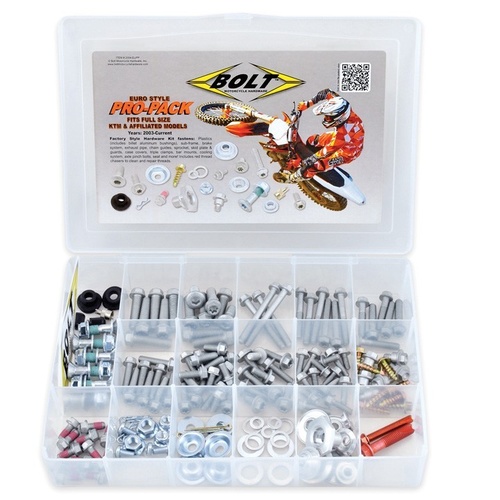 BOLT KTM/HUSABERG/HUSKY FACTORY STYLE PRO PACK HARDWARE KIT