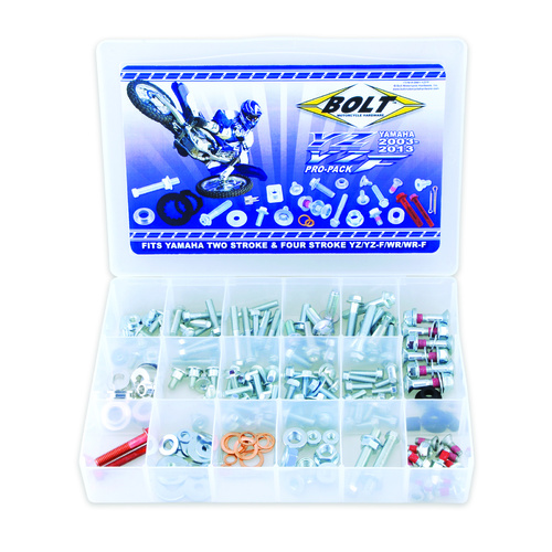 BOLT YAMAHA YZ/YZF FACTORY STYLE PRO PACK HARDWARE KIT