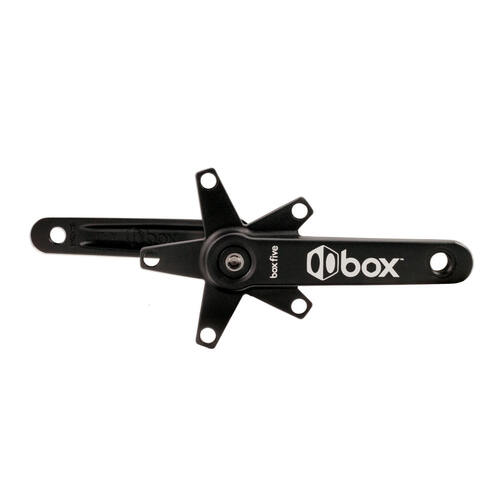 BOX FIVE BLACK 135MM SQUARE TAPERED CRANKS