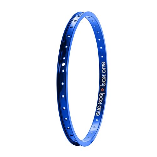 BOX ONE 20 x 1-1/8" 28 HOLE BLUE FRONT RIM