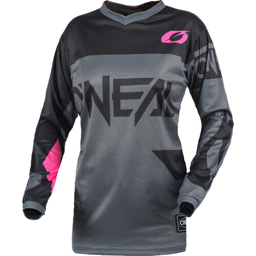 ONEAL 2021 ELEMENT GREY/PINK KIDS JERSEY - MD