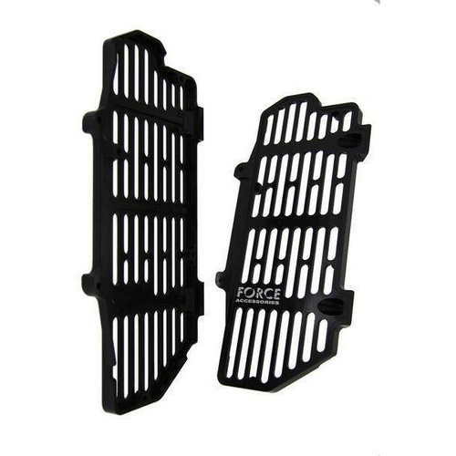 FORCE ACCESSORIES KTM SX/SX-F/EXC BLACK RADIATOR GUARDS