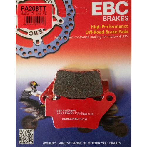 EBC BRAKES KTM/HUSKY/HUSABERG CARBON REAR BRAKE PADS