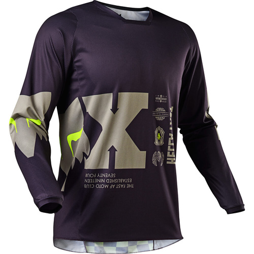 FOX 2021 180 ILLMATIK DARK PURPLE JERSEY - XS