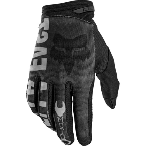 FOX 2021 180 ILLMATIK BLACK / GREY GLOVES - MD