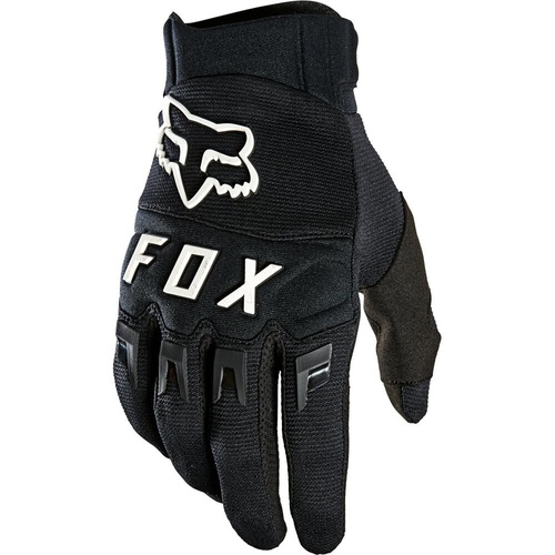 FOX 2023 DIRTPAW BLACK/WHITE KIDS GLOVES - XS