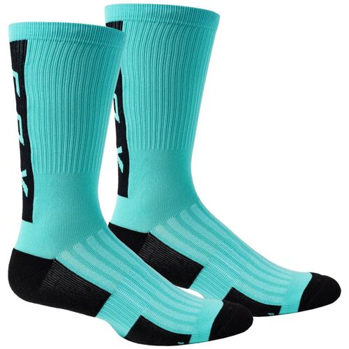 FOX RANGER 8" TEAL CUSHION SOCKS - L/XL