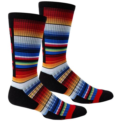 FOX RANGER 8" NAVY/ORANGE CUSHION SOCKS - L/XL