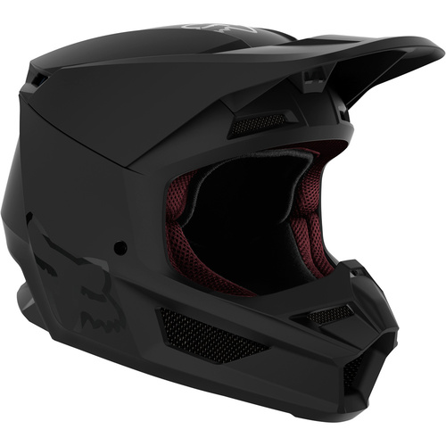 FOX 2021 V1 MATTE BLACK MIPS KIDS HELMET - SM