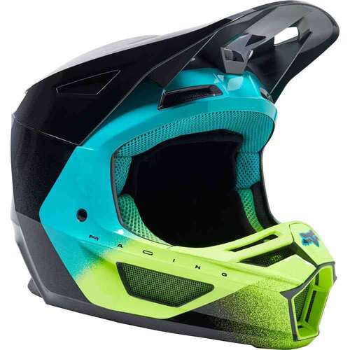 FOX 2022 V2 RKANE GREY / YELLOW MIPS HELMET - S